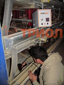 Ультразвуковой аппарат для спайки ленты пометоудаления и яйцесбора SonoWave TTS400 (Италия)