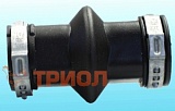 Соединительная муфта с клипсами для квадратной трубы 22x22, 28x28 мм, Lubing