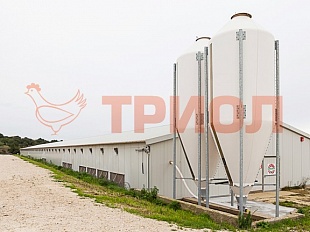 Бункер - силос из стеклопластика для хранения корма 3,5 - 70 м³ (Eurosilos, Италия)